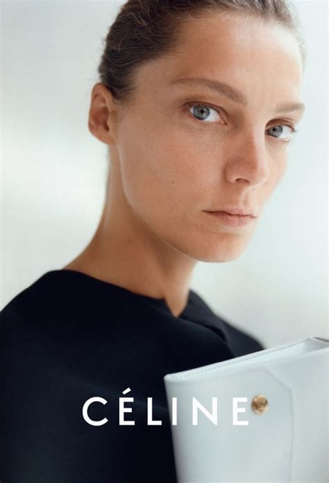 Daria Werbowy by Tyrone Lebon for Celine by Phoebe Philo 